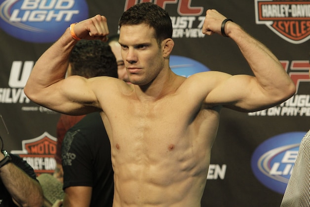Ricardo Almeida at a UFC 117 weigh in event in Oakland, Calif., Friday, Aug. 6, 2010. (AP Photo/Jeff Chiu)
