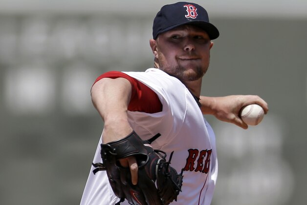 Boston Red Sox's Jon Lester winds up for a pitch against the Tampa Bay Rays in the first inning of a baseball game on Sunday, June 1, 2014, in Boston. (AP Photo/Steven Senne) Boston Red Sox's Jon Lester winds up for a pitch against the Tampa Bay Rays in the first inning of a baseball game on Sunday, June 1, 2014, in Boston. (AP Photo/Steven Senne)