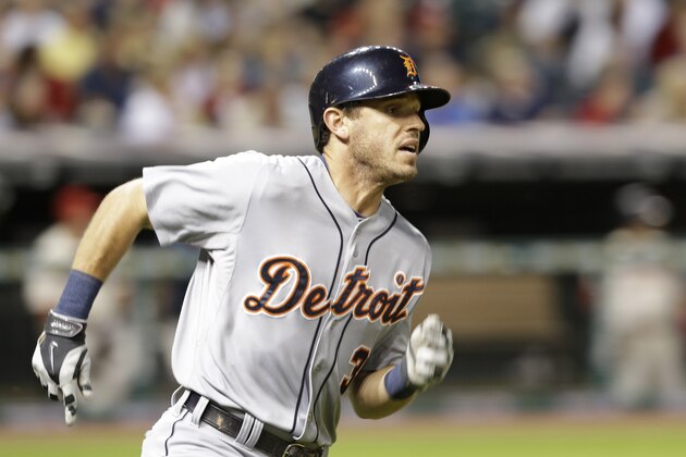 Detroit Tigers' Ian Kinsler runs the bases after hitting a solo home run off Cleveland Indians starting pitcher Trevor Bauer in the seventh inning of a baseball game, Saturday, June 21, 2014, in Cleveland. (AP Photo/Tony Dejak) Detroit Tigers' Ian Kinsler runs the bases after hitting a solo home run off Cleveland Indians starting pitcher Trevor Bauer in the seventh inning of a baseball game, Saturday, June 21, 2014, in Cleveland. (AP Photo/Tony Dejak)
