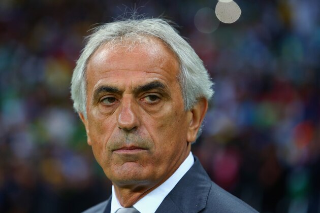 PORTO ALEGRE, BRAZIL - JUNE 30:  Head coach Vahid Halilhodzic of Algeria looks on prior to the 2014 FIFA World Cup Brazil Round of 16 match between Germany and Algeria at Estadio Beira-Rio on June 30, 2014 in Porto Alegre, Brazil.  (Photo by Julian Finney/Getty Images)