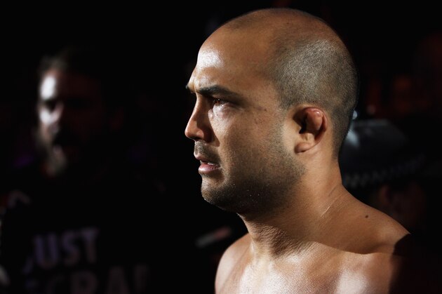SYDNEY, AUSTRALIA - FEBRUARY 27:  BJ Penn of the USA walks into the arena before the start of his welterweight bout agains John Fitch of the USA as part of UFC 127 at Acer Arena on February 27, 2011 in Sydney, Australia.  (Photo by Mark Kolbe/Getty Images)