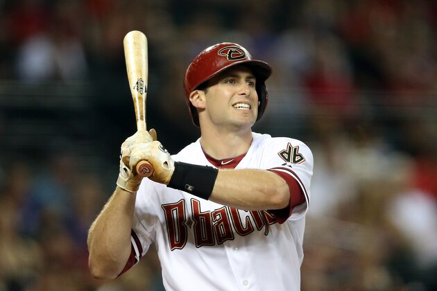 PHOENIX, AZ - JULY 07:  Paul Goldschmidt #44 of the Arizona Diamondbacks at bat against the Miami Marlins during the MLB game at Chase Field on July 7, 2014 in Phoenix, Arizona.  (Photo by Christian Petersen/Getty Images)