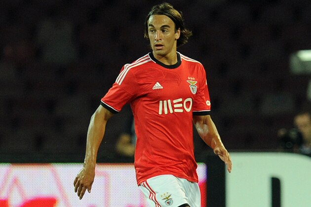 NAPLES, ITALY - AUGUST 09:  Lazar Markovic of Benfca in action during the pre-season friendly match between SSC Napoli and SL Benfica at Stadio San Paolo on August 9, 2013 in Naples, Italy.  (Photo by Giuseppe Bellini/Getty Images)