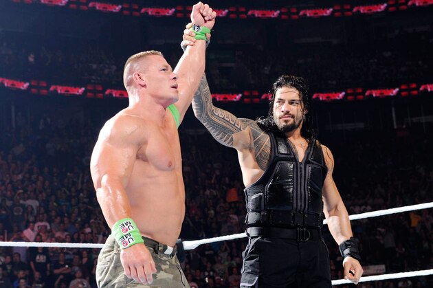 Roman Reigns and John Cena