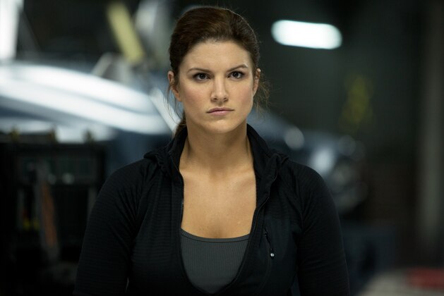 This film publicity image released by Universal Pictures shows Gina Carano in a scene from