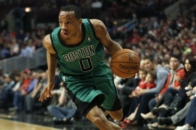 Boston Celtics guard Avery Bradley drives to the basket against the Chicago Bulls during an NBA basketball game in Chicago, Monday, March 31, 2014. The Bulls won 94-80. (AP Photo/Kamil Krzaczynski) Boston Celtics guard Avery Bradley drives to the basket against the Chicago Bulls during an NBA basketball game in Chicago, Monday, March 31, 2014. The Bulls won 94-80. (AP Photo/Kamil Krzaczynski)