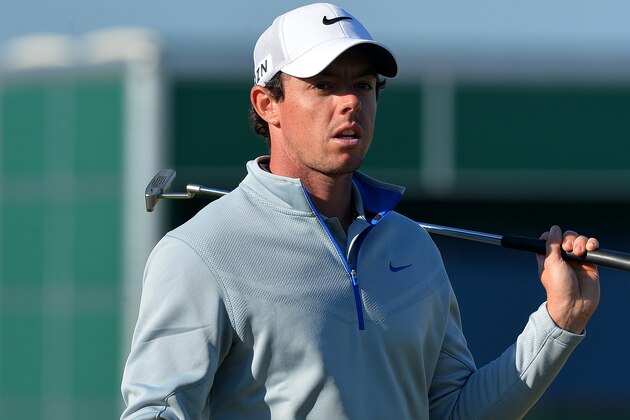 ABERDEEN, SCOTLAND - JULY 11 : Rory McIlroy of Northern Ireland reacts on the 18th green during the Aberdeen Asset Management Scottish Open second round at Royal Aberdeen Golf Club on July 11, 2014 in Aberdeen, Scotland (Photo by Mark Runnacles/Getty Images)