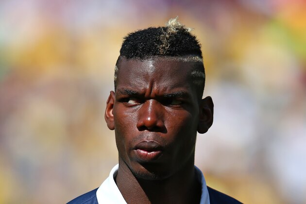 RIO DE JANEIRO, BRAZIL - JULY 04: Paul Pogba of France looks on during the 2014 FIFA World Cup Brazil Quarter Final match between France and Germany at Maracana on July 4, 2014 in Rio de Janeiro, Brazil.  (Photo by Julian Finney/Getty Images)