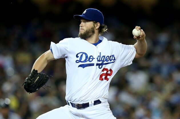 LOS ANGELES, CA - JULY 10: Clayton Kershaw #22 of the Los Angeles Dodgers throws a pitch against the San Diego Padres at Dodger Stadium on July 10, 2014 in Los Angeles, California. (Photo by Stephen Dunn/Getty Images) LOS ANGELES, CA - JULY 10: Clayton Kershaw #22 of the Los Angeles Dodgers throws a pitch against the San Diego Padres at Dodger Stadium on July 10, 2014 in Los Angeles, California. (Photo by Stephen Dunn/Getty Images)