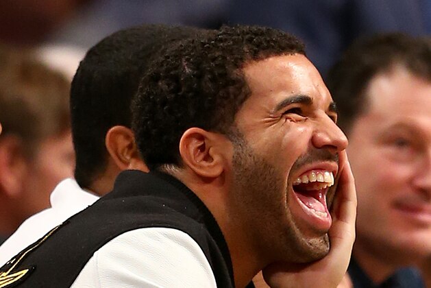 NEW YORK, NY - MAY 02:  Drake attends Game Six of the Eastern Conference Quarterfinals during the 2014 NBA Playoffs at the Barclays Center on May 2, 2014 in the Brooklyn borough of New York City. NOTE TO USER: User expressly acknowledges and agrees that, by downloading and/or using this photograph, user is consenting to the terms and conditions of the Getty Images License Agreement.  (Photo by Elsa/Getty Images)