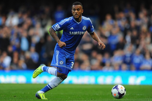 LONDON, ENGLAND - OCTOBER 19:  Ryan Bertrand of Chelsea in action during the Barclays Premier League match between Chelsea and Cardiff City at Stamford Bridge on October 19, 2013 in London, England.  (Photo by Mike Hewitt/Getty Images)
