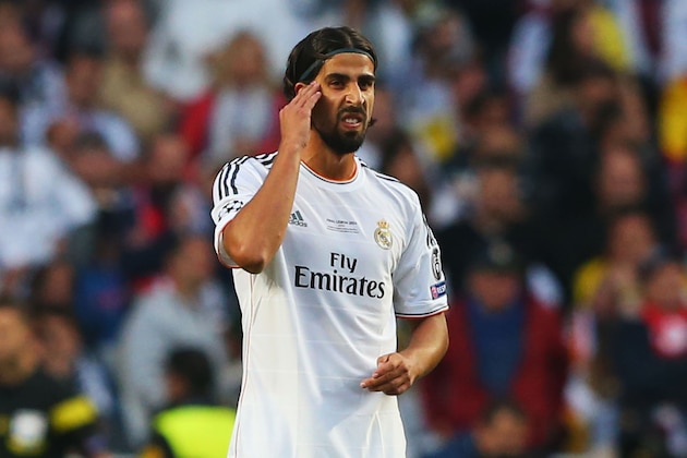 LISBON, PORTUGAL - MAY 24:  Sami Khedira of Real Madrid looks on during the UEFA Champions League Final between Real Madrid and Atletico de Madrid at Estadio da Luz on May 24, 2014 in Lisbon, Portugal.  (Photo by Alex Livesey/Getty Images)