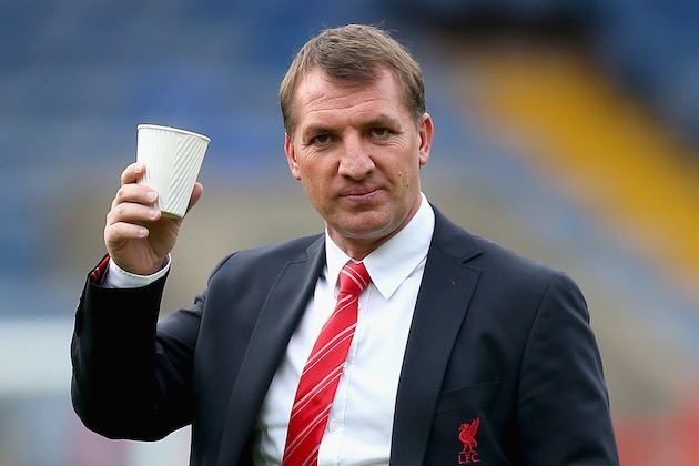 LONDON, ENGLAND - MAY 05:  Brendan Rodgers of Liverpool inspects the pitch prior to the the Barclays Premier League match between Crystal Palace and Liverpool at Selhurst Park on May 5, 2014 in London, England.  (Photo by Clive Rose/Getty Images)