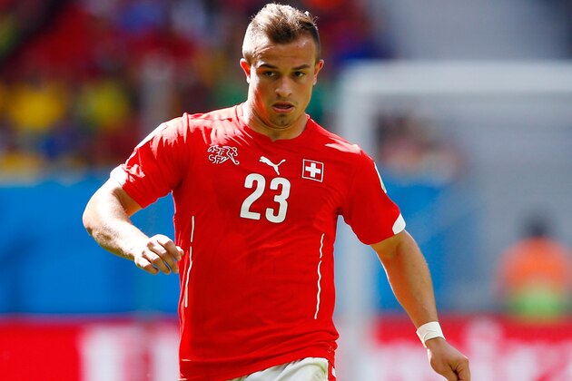 BRASILIA, BRAZIL - JUNE 15: Xherdan Shaqiri of Switzerland controls the ball during the 2014 FIFA World Cup Brazil Group E match between Switzerland and Ecuador at Estadio Nacional on June 15, 2014 in Brasilia, Brazil. (Photo by Matthew Lewis/Getty Images) BRASILIA, BRAZIL - JUNE 15: Xherdan Shaqiri of Switzerland controls the ball during the 2014 FIFA World Cup Brazil Group E match between Switzerland and Ecuador at Estadio Nacional on June 15, 2014 in Brasilia, Brazil. (Photo by Matthew Lewis/Getty Images)