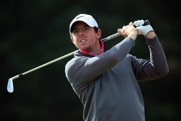 ABERDEEN, SCOTLAND - JULY 13:  Rory McIlroy of Northern Ireland in action during the final round of the Aberdeen Asset Management Scottish Open at Royal Aberdeen on July 13, 2014 in Aberdeen, Scotland.  (Photo by Andrew Redington/Getty Images)