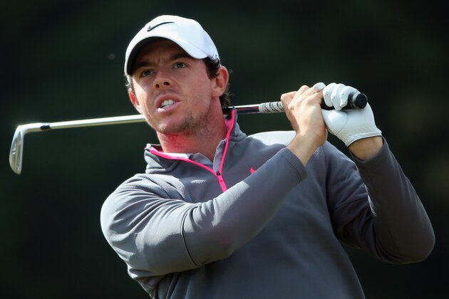ABERDEEN, SCOTLAND - JULY 13:  Rory McIlroy of Northern Ireland in action during the final round of the Aberdeen Asset Management Scottish Open at Royal Aberdeen on July 13, 2014 in Aberdeen, Scotland.  (Photo by Andrew Redington/Getty Images)