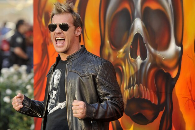 Host Chris Jericho poses at the 2013 Revolver Golden Gods Award Show at Club Nokia on Thursday, May 2, 2013 in Los Angeles. (Photo by Chris Pizzello/Invision/AP)