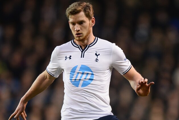 LONDON, ENGLAND - MARCH 02:  Jan Vertonghen of Tottenham in action during the Barclays Premier League match between Tottenham Hotspur and Cardiff City at White Hart Lane on March 2, 2014 in London, England.  (Photo by Mike Hewitt/Getty Images)
