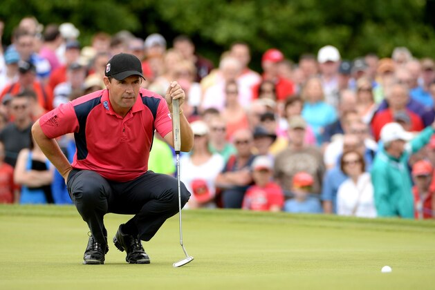 CORK, IRELAND - JUNE 21: Padraig Harrington of Ireland in action during the third round of the Irish Open at the Fota Island Resort on June 21, 2014 in Cork, Ireland. (Photo by Ross Kinnaird/Getty Images) CORK, IRELAND - JUNE 21: Padraig Harrington of Ireland in action during the third round of the Irish Open at the Fota Island Resort on June 21, 2014 in Cork, Ireland. (Photo by Ross Kinnaird/Getty Images)