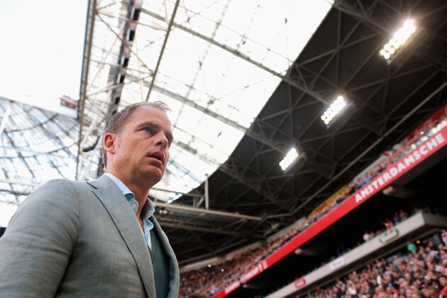AMSTERDAM, NETHERLANDS - MAY 03:  Ajax Coach / Manager, Frank de Boer looks on prior to the Eredivisie match between Ajax Amsterdam and NEC Nijmegen at Amsterdam Arena on May 3, 2014 in Amsterdam, Netherlands.  (Photo by Dean Mouhtaropoulos/Getty Images)