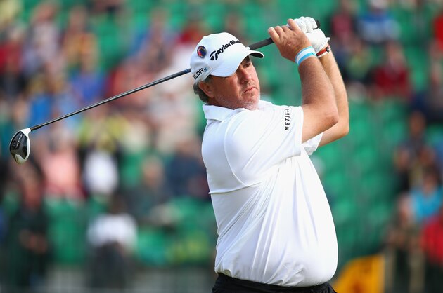 HOYLAKE, ENGLAND - JULY 18:  Boo Weekley of the United States hits his tee shot on the fourth hole during the second round of The 143rd Open Championship at Royal Liverpool on July 18, 2014 in Hoylake, England.  (Photo by Matthew Lewis/Getty Images)