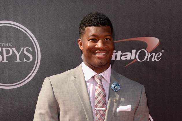 LOS ANGELES, CA - JULY 16: College football player Jameis Winston attends The 2014 ESPYS at Nokia Theatre L.A. Live on July 16, 2014 in Los Angeles, California.  (Photo by Jason Merritt/Getty Images)