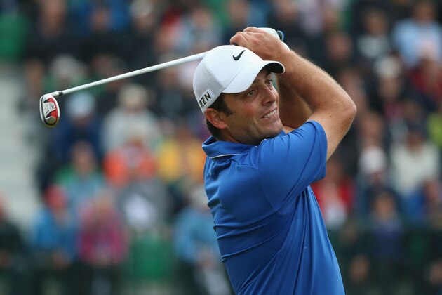 HOYLAKE, ENGLAND - JULY 19:  Francesco Molinari of Italy tees off on the 4th hole during the third round of The 143rd Open Championship at Royal Liverpool on July 19, 2014 in Hoylake, England.  (Photo by Andrew Redington/Getty Images)