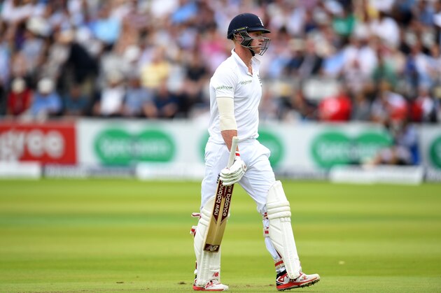 LONDON, ENGLAND - JULY 19:  England batsman Ben Stokes walks of after being dismissed during day three of 2nd Investec Test match between England and India at Lord's Cricket Ground on July 19, 2014 in London, United Kingdom.  (Photo by Stu Forster/Getty Images)