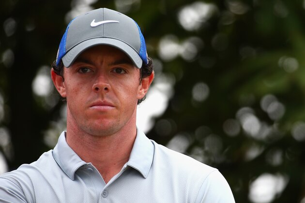 HOYLAKE, ENGLAND - JULY 19: Rory McIlroy of Northern Ireland waits on the 18th tee during the third round of The 143rd Open Championship at Royal Liverpool on July 19, 2014 in Hoylake, England. (Photo by Matthew Lewis/Getty Images) HOYLAKE, ENGLAND - JULY 19: Rory McIlroy of Northern Ireland waits on the 18th tee during the third round of The 143rd Open Championship at Royal Liverpool on July 19, 2014 in Hoylake, England. (Photo by Matthew Lewis/Getty Images)
