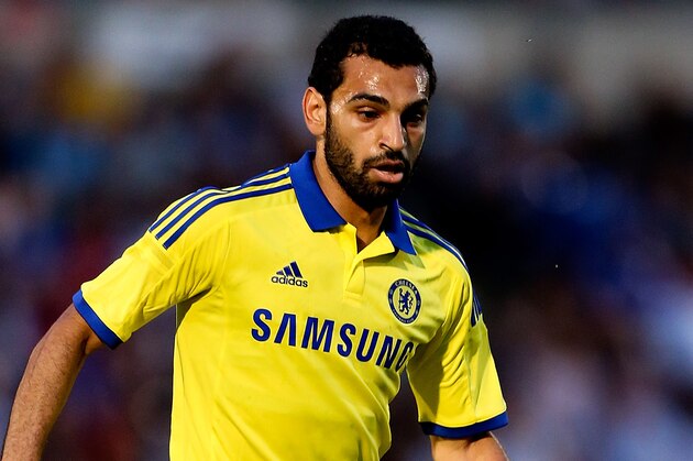 HIGH WYCOMBE, ENGLAND - JULY 16:  Mohamed Salah of Chelsea in action duing the pre season friendly match between Wycombe Wanderers and Chelsea at Adams Park on July 16, 2014 in High Wycombe, England.  (Photo by Ben Hoskins/Getty Images)