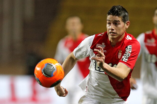 Monaco's James Rodriguez of Colombia controles the ball during their French League One soccer match against Sochaux, in Monaco stadium, Saturday, March 8 , 2014. (AP Photo/Lionel Cironneau) Monaco's James Rodriguez of Colombia controles the ball during their French League One soccer match against Sochaux, in Monaco stadium, Saturday, March 8 , 2014. (AP Photo/Lionel Cironneau)