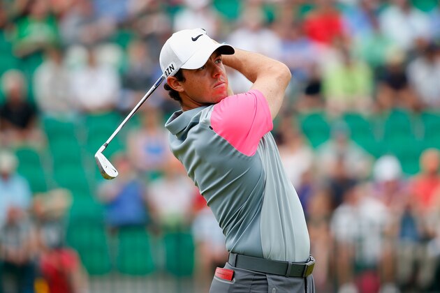 HOYLAKE, ENGLAND - JULY 20: Rory McIlroy of Northern Ireland tees off on the 4th hole during the final round of The 143rd Open Championship at Royal Liverpool on July 20, 2014 in Hoylake, England. (Photo by Tom Pennington/Getty Images) HOYLAKE, ENGLAND - JULY 20: Rory McIlroy of Northern Ireland tees off on the 4th hole during the final round of The 143rd Open Championship at Royal Liverpool on July 20, 2014 in Hoylake, England. (Photo by Tom Pennington/Getty Images)