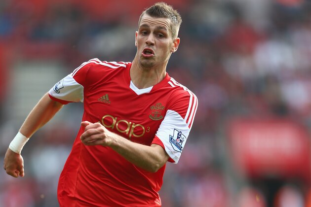 SOUTHAMPTON, ENGLAND - SEPTEMBER 28:  Morgan Schneiderlin of Southampton in action during the Barclays Premier League match between Southampton and Crystal Palace at St Mary's Stadium on September 28, 2013 in Southampton, England.  (Photo by Paul Gilham/Getty Images)