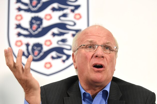 LONDON, ENGLAND - MAY 08:  FA Chairman Greg Dyke speaks during the FA Chairman's England Commission Press Conference at Wembley Stadium on May 8, 2014 in London, England.  (Photo by Tom Dulat/Getty Images)