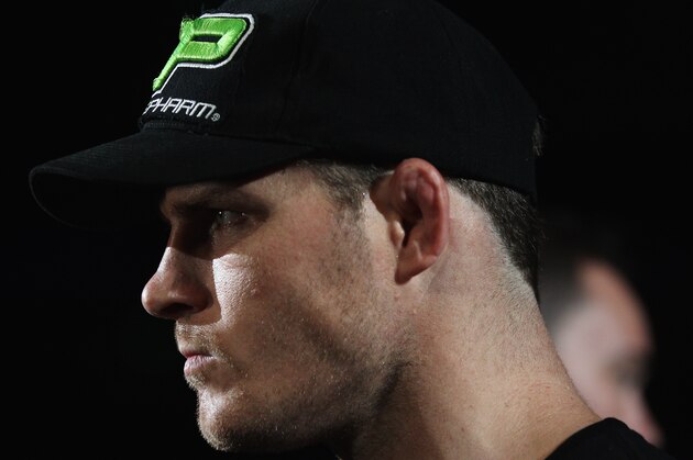 SYDNEY, AUSTRALIA - FEBRUARY 27:  Michael Bisping of Great Britain walks to the ring for his fight against Jorge Rivera of the USA before their middleweight bout part of at UFC 127 at Acer Arena on February 27, 2011 in Sydney, Australia.  (Photo by Mark Kolbe/Getty Images)
