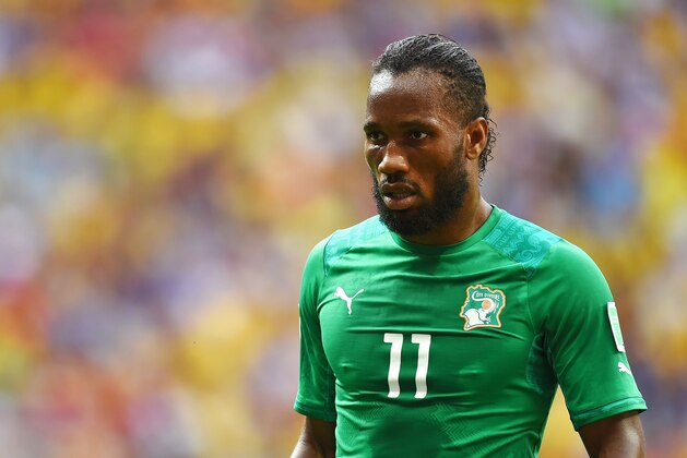 BRASILIA, BRAZIL - JUNE 19:  the Ivory Coast looks dejected during the 2014 FIFA World Cup Brazil Group C match between Colombia and Cote D'Ivoire at Estadio Nacional on June 19, 2014 in Brasilia, Brazil.  (Photo by Christopher Lee/Getty Images)