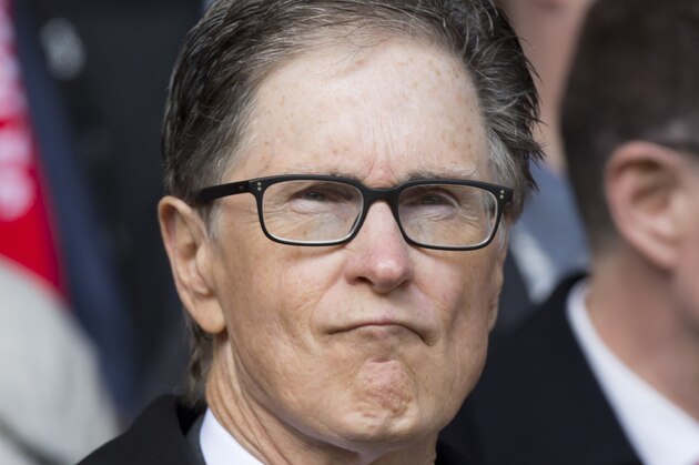 Liverpool's owner John William Henry II takes his place in the stands before his team's English Premier League soccer match against Manchester City at Anfield Stadium, Liverpool, England, Sunday April 13, 2014. (AP Photo/Jon Super) Liverpool's owner John William Henry II takes his place in the stands before his team's English Premier League soccer match against Manchester City at Anfield Stadium, Liverpool, England, Sunday April 13, 2014. (AP Photo/Jon Super)