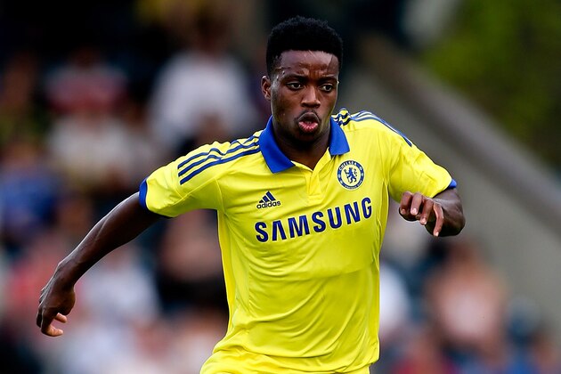 HIGH WYCOMBE, ENGLAND - JULY 16:  Nathaniel Chalobah of Chelsea in action duing the pre season friendly match between Wycombe Wanderers and Chelsea at Adams Park on July 16, 2014 in High Wycombe, England.  (Photo by Ben Hoskins/Getty Images)