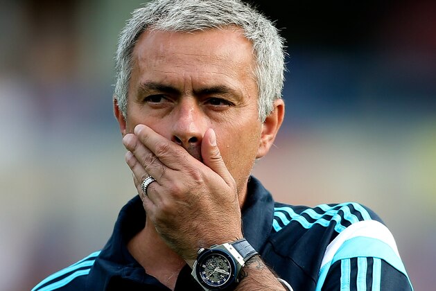 HIGH WYCOMBE, ENGLAND - JULY 16:  Chelsea manager Jose Mourinho looks on ahead of the pre season friendly match between Wycombe Wanderers and Chelsea at Adams Park on July 16, 2014 in High Wycombe, England.  (Photo by Ben Hoskins/Getty Images)