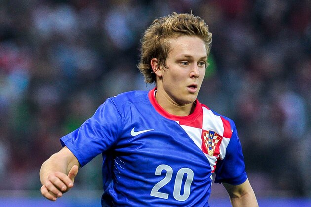 GENEVA, SWITZERLAND - JUNE 10:  Alen Halilovic of Croatia in action during the international friendly match between Portugal and Croatia on June 10, 2013 in Geneva, Switzerland.  (Photo by Harold Cunningham/Getty Images)