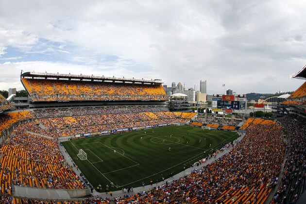 PITTSBURGH, PA - JULY 27:  A general view during International Champions Cup 2014 at Heinz Field between AC Milan and Manchester City on July 27, 2014 in Pittsburgh, Pennsylvania.  (Photo by Justin K. Aller/Getty Images)