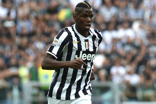 TURIN, ITALY - MAY 18:  Paul Pogba of Juventus in action during the Serie A match between Juventus and Cagliari Calcio at Juventus Arena on May 18, 2014 in Turin, Italy.  (Photo by Valerio Pennicino/Getty Images)
