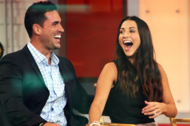 NEW YORK, NY - JULY 29: Josh Murray and Andi Dorfman at ABC's Good Morning America New York City on July 29, 2014. Credit: RW/MediaPunch/IPX