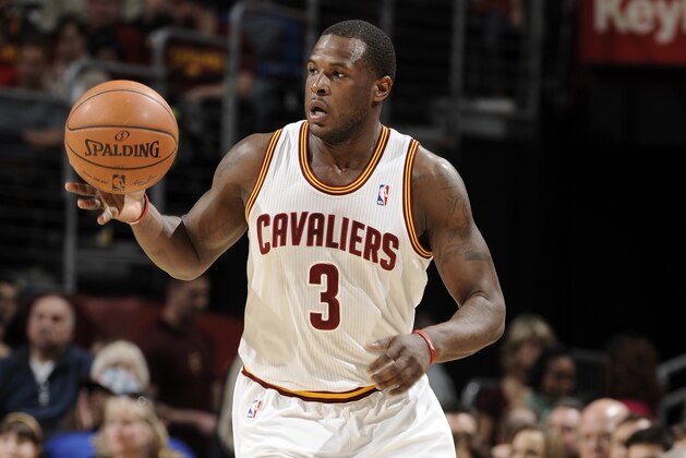 CLEVELAND, OH - APRIL 9:  Dion Waiters #3 of the Cleveland Cavaliers moves the ball up-court against the Detroit Pistons at The Quicken Loans Arena on April 9, 2014 in Cleveland, Ohio. NOTE TO USER: User expressly acknowledges and agrees that, by downloading and/or using this Photograph, user is consenting to the terms and conditions of the Getty Images License Agreement. Mandatory Copyright Notice: Copyright 2014 NBAE (Photo by David Liam Kyle/NBAE via Getty Images)