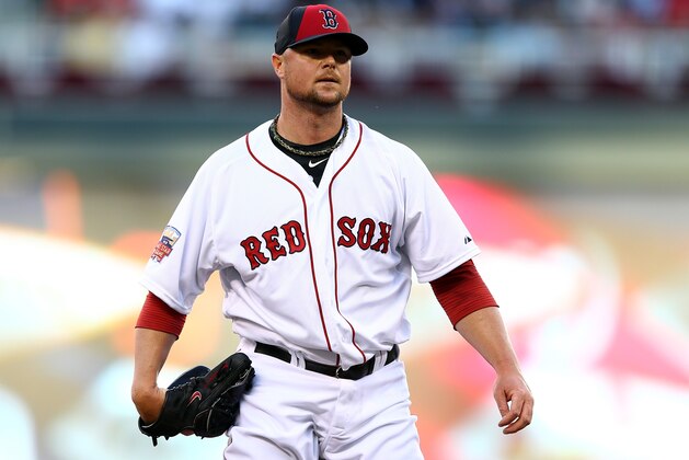 MINNEAPOLIS, MN - JULY 15: American League All-Star Jon Lester #31 of the Boston Red Sox during the 85th MLB All-Star Game at Target Field on July 15, 2014 in Minneapolis, Minnesota. (Photo by Elsa/Getty Images) MINNEAPOLIS, MN - JULY 15: American League All-Star Jon Lester #31 of the Boston Red Sox during the 85th MLB All-Star Game at Target Field on July 15, 2014 in Minneapolis, Minnesota. (Photo by Elsa/Getty Images)