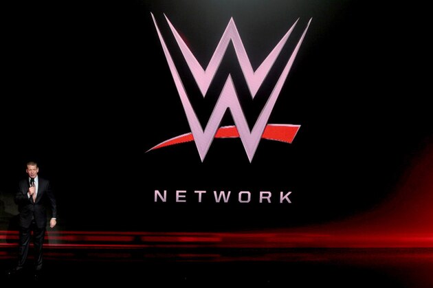 Vince McMahon unveils WWE Network in Las Vegas.