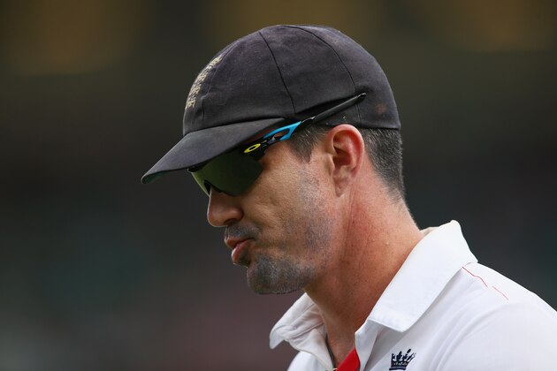 SYDNEY, AUSTRALIA - JANUARY 04: Kevin Pietersen of England looks on during day two of the Fifth Ashes Test match between Australia and England at Sydney Cricket Ground on January 4, 2014 in Sydney, Australia.  (Photo by Cameron Spencer/Getty Images)