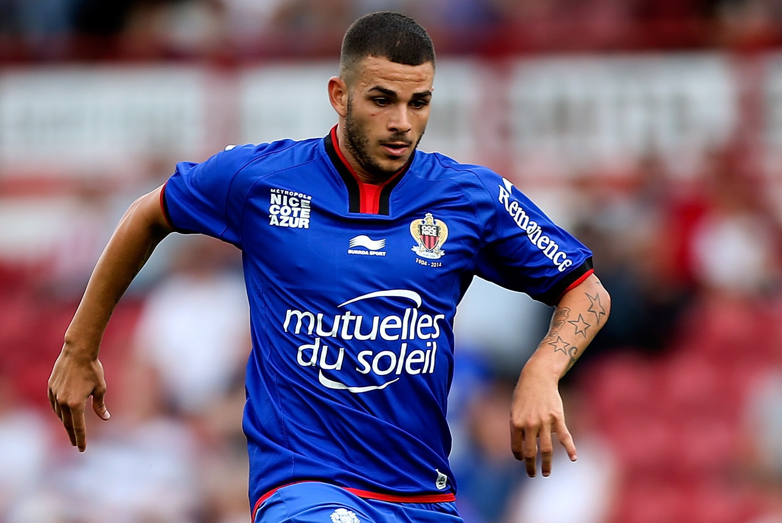 BRENTFORD, ENGLAND - JULY 26: Valentin Eysseric of Nice in action during the Pre Season Friendly between Brentford and Nice at Griffin Park on July 26, 2014 in Brentford, England. (Photo by Ben Hoskins/Getty Images) BRENTFORD, ENGLAND - JULY 26: Valentin Eysseric of Nice in action during the Pre Season Friendly between Brentford and Nice at Griffin Park on July 26, 2014 in Brentford, England. (Photo by Ben Hoskins/Getty Images)