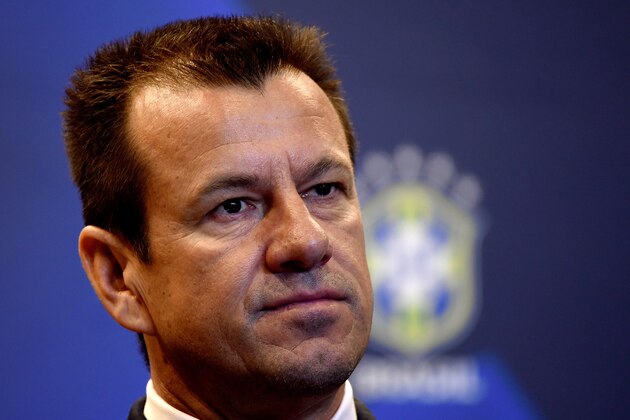 RIO DE JANEIRO, BRAZIL - JULY 22: Carlos Dunga is introduced as the new coach of the Brazilian national football team during a press conference at the Brazilian Football Confederation - CBF headquarters on July 22, 2014 in Rio de Janeiro, Brazil. (Photo by Buda Mendes/Getty Images)