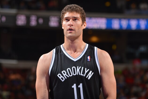 PHILADELPHIA, PA - DECEMBER 20: Brook Lopez #11 of the Brooklyn during a game against the Philadelphia 76ers at the Wells Fargo Center on December 20, 2013 in Philadelphia, Pennsylvania. NOTE TO USER: User expressly acknowledges and agrees that, by downloading and or using this photograph, User is consenting to the terms and conditions of the Getty Images License Agreement. Mandatory Copyright Notice: Copyright 2013 NBAE (Photo by Jesse D. Garrabrant/NBAE via Getty Images)